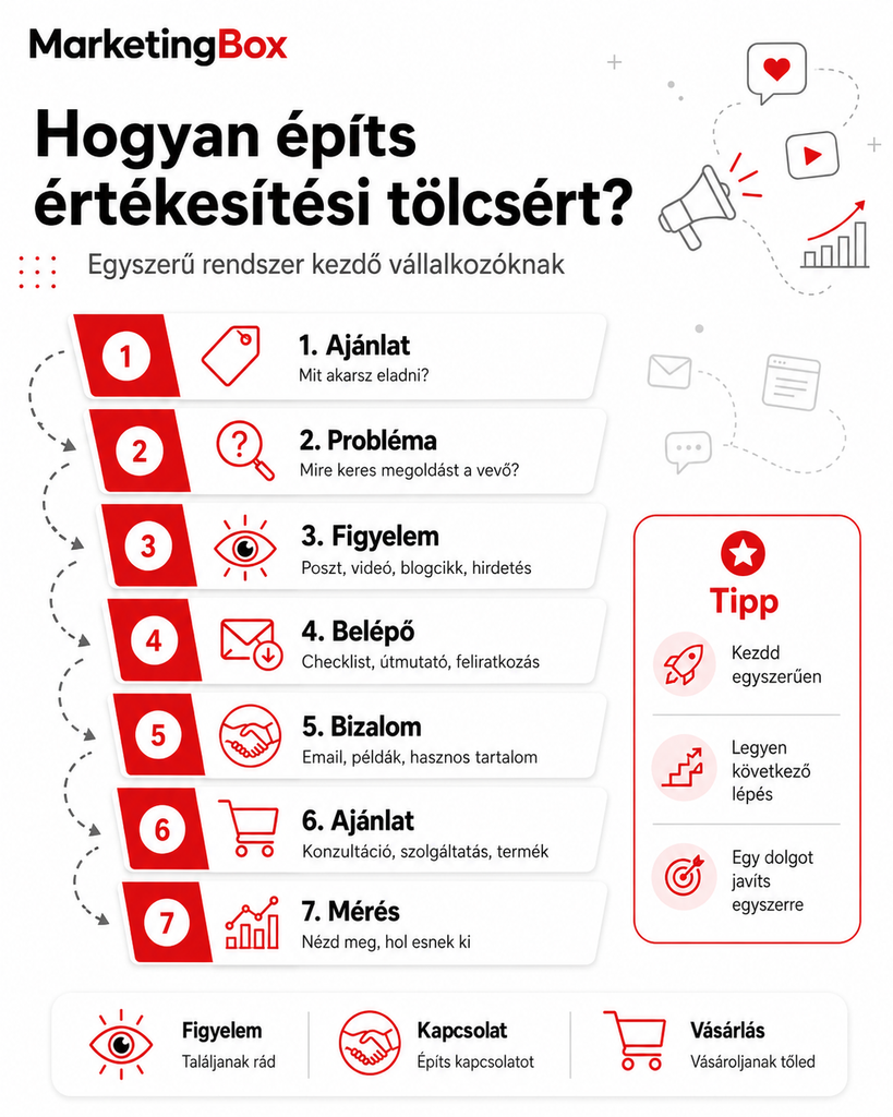 Hogyan építs értékesítési tölcsért?