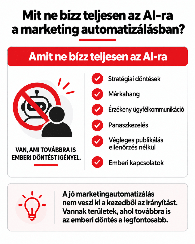 Mit ne bízz az AI-ra a marketing automatizálásban