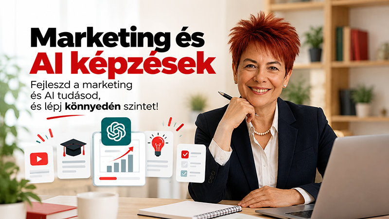 Marketing és AI képzések, tanfolyamok